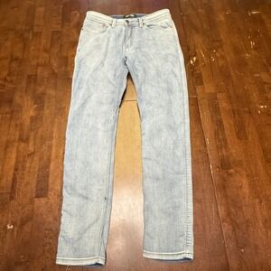 DUER Mens L2X Slim Fit Jeans Light Wash Denim Stretch Comfortable Casual 32X32